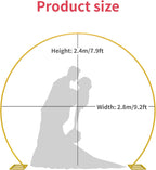 .5FT Round Backdrop Stand Circle Balloon Arch Frame