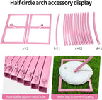 .5FT Round Backdrop Stand Circle Balloon Arch Frame