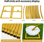 .5FT Round Backdrop Stand Circle Balloon Arch Frame