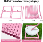 .5FT Round Backdrop Stand Circle Balloon Arch Frame