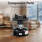 5L Camping Kerosene Bioethanol Heater Paraffin Heaters