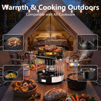 5L Camping Kerosene Bioethanol Heater Paraffin Heaters