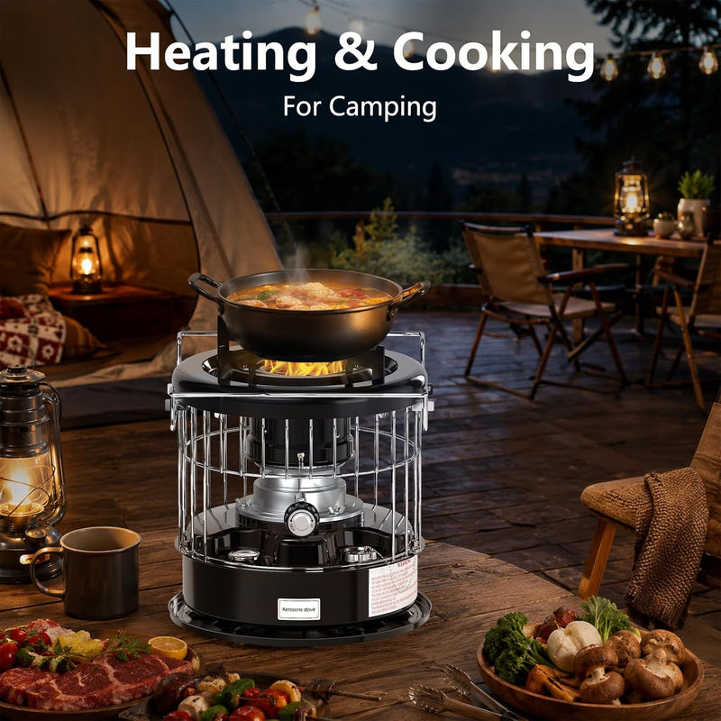 5L Camping Kerosene Bioethanol Heater Paraffin Heaters