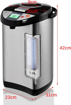 5L Hot Water Dispenser Stainless Steel Catering Urn