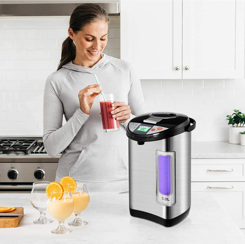 5L Hot Water Dispenser Stainless Steel Catering Urn