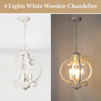 5light Chandeliers Ceiling Light Distressed Lights for Living