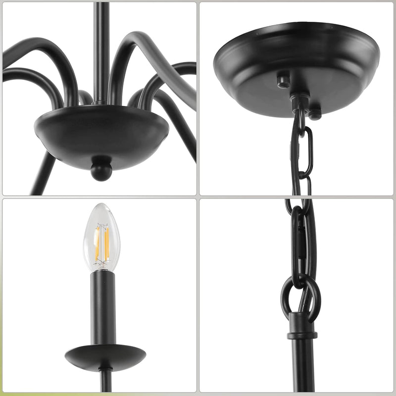 5light Chandeliers Ceiling Light Distressed Lights for Living