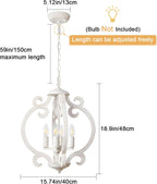 5light Chandeliers Ceiling Light Distressed Lights for Living