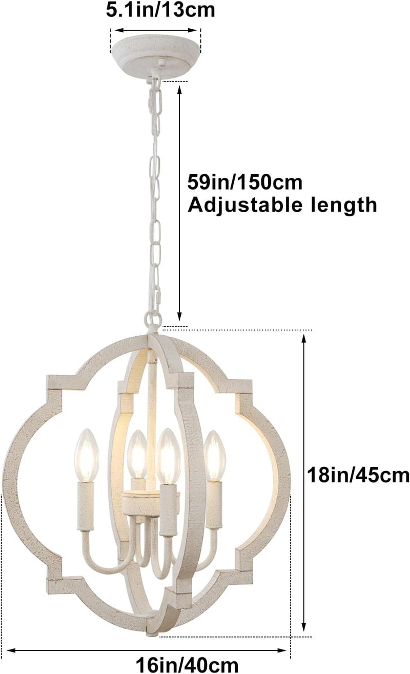 5light Chandeliers Ceiling Light Distressed Lights for Living