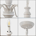 5light Chandeliers Ceiling Light Distressed Lights for Living