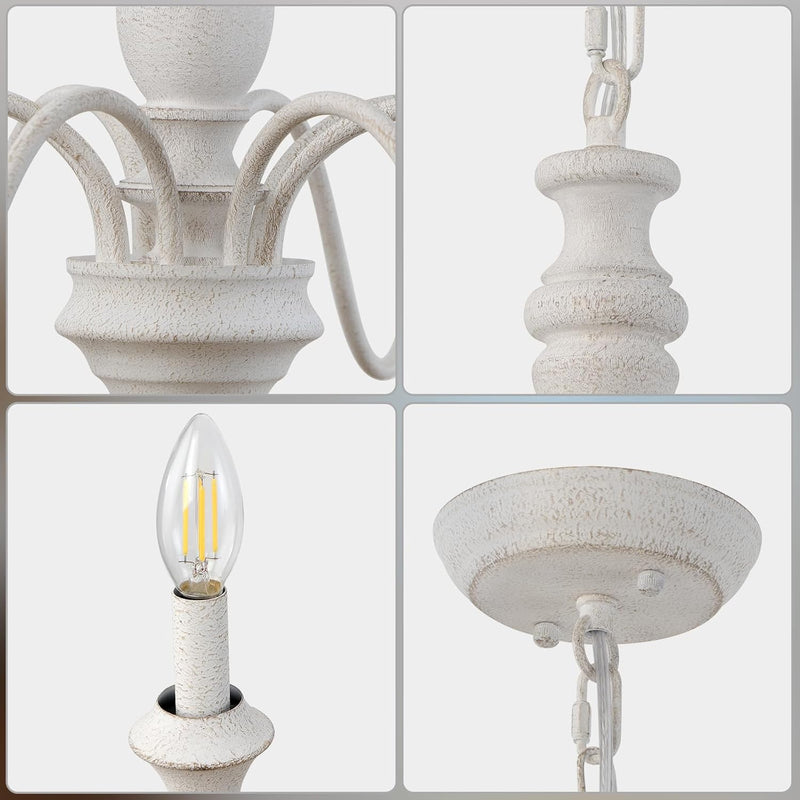 5light Chandeliers Ceiling Light Distressed Lights for Living