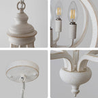 5light Chandeliers Ceiling Light Distressed Lights for Living