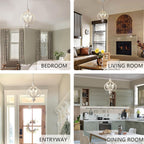 5light Chandeliers Ceiling Light Distressed Lights for Living