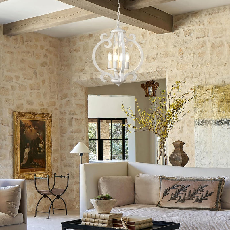 5light Chandeliers Ceiling Light Distressed Lights for Living