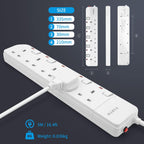 5m Extension Lead with Switches Surge Protection Plug