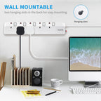 5m Extension Lead with Switches Surge Protection Plug