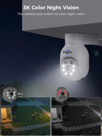 5mp Wireless Security Camera System with 10'' Monitor