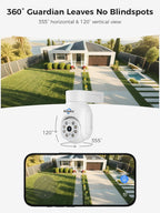 5mp Wireless Security Camera System with 10'' Monitor