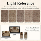 5x7 Vintage Washable Non-Slip Living Room Area Rug