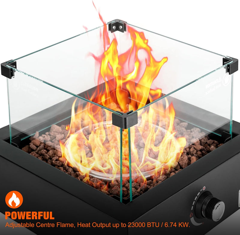 6.74KW 16" Tabletop Gas Fire Pit