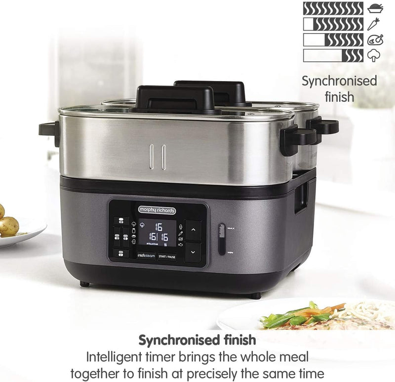 6.8L Kitchen Food Steamer Perfectly Synchronised Meal Solution