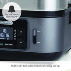 6.8L Kitchen Food Steamer Perfectly Synchronised Meal Solution