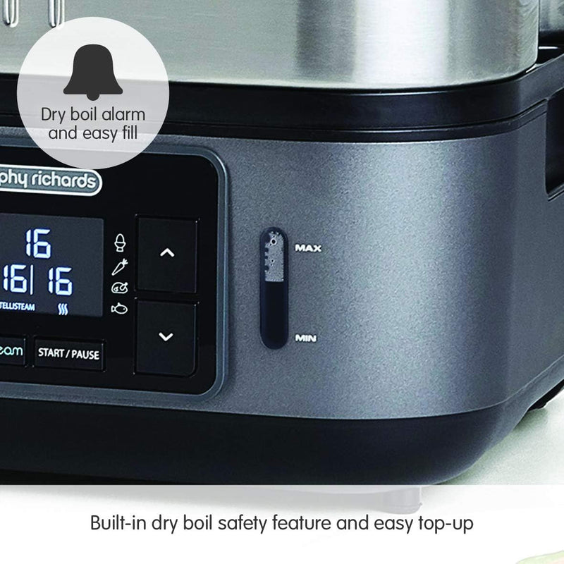 6.8L Kitchen Food Steamer Perfectly Synchronised Meal Solution