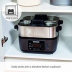 6.8L Kitchen Food Steamer Perfectly Synchronised Meal Solution