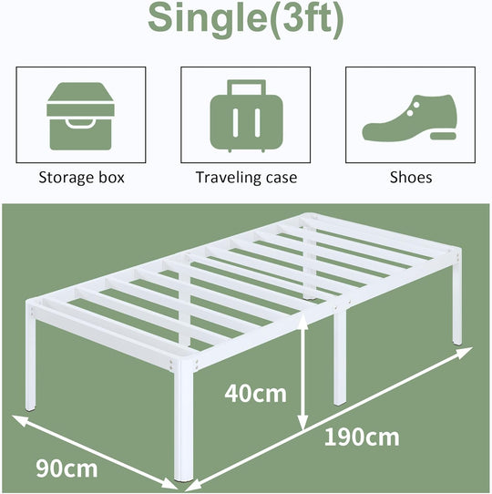 6 Bed Frame 41CM High with Rounded