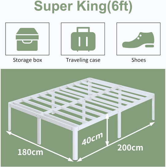 6 Bed Frame 41CM High with Rounded