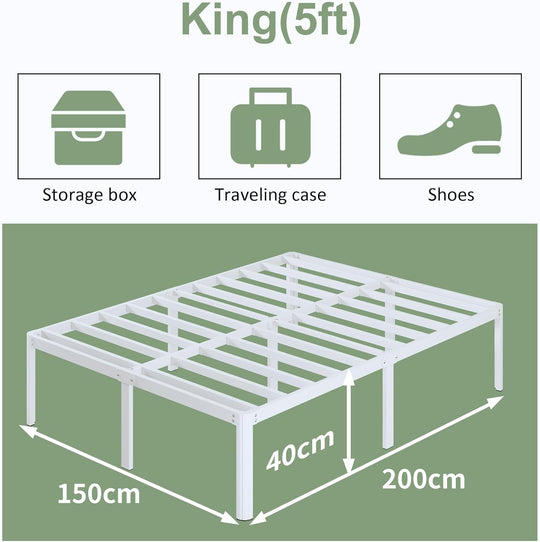 6 Bed Frame 41CM High with Rounded