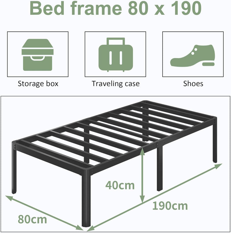 6 Bed Frame 41CM High with Rounded