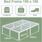 6 Bed Frame 41CM High with Rounded