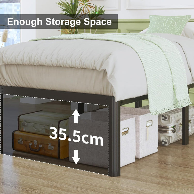 6 Bed Frame 41CM High with Rounded