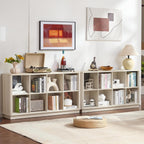 6 Cube Storage Bookcase 40" Wide Wooden Book