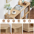 6 Cube Storage Bookcase 40" Wide Wooden Book