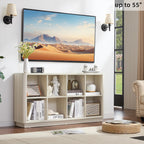 6 Cube Storage Bookcase 40" Wide Wooden Book