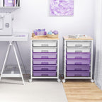 6 Drawers Storage Trolley Rolling Cart with Drawer