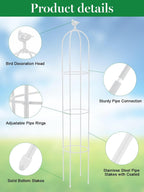6 Feet Tall Garden Trellis for Climbing Plants