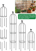6 Feet Tall Garden Trellis for Climbing Plants