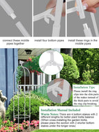 6 Feet Tall Garden Trellis for Climbing Plants