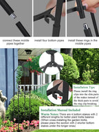 6 Feet Tall Garden Trellis for Climbing Plants