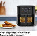 8.5L Compact Air Fryer 230degreesc 6-In-1 Turbofry