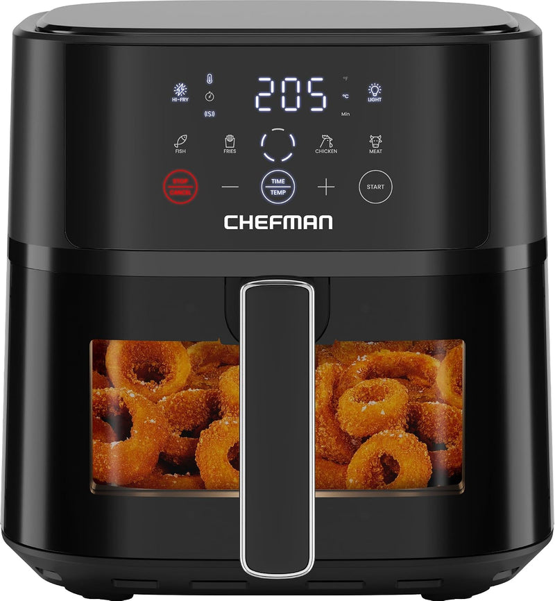8.5L Compact Air Fryer 230degreesc 6-In-1 Turbofry