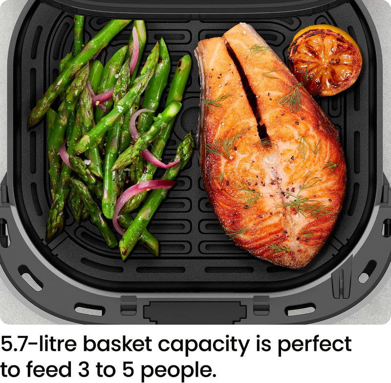 8.5L Compact Air Fryer 230degreesc 6-In-1 Turbofry