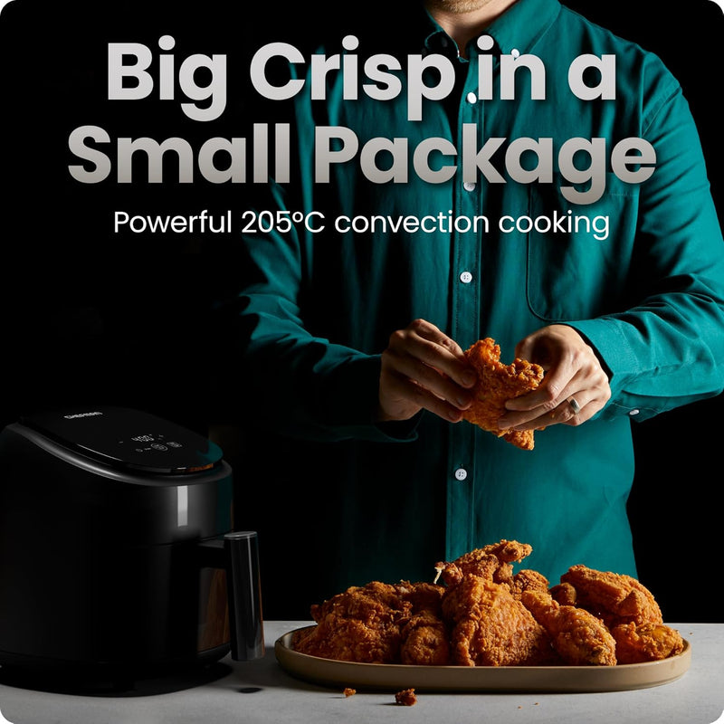 8.5L Compact Air Fryer 230degreesc 6-In-1 Turbofry