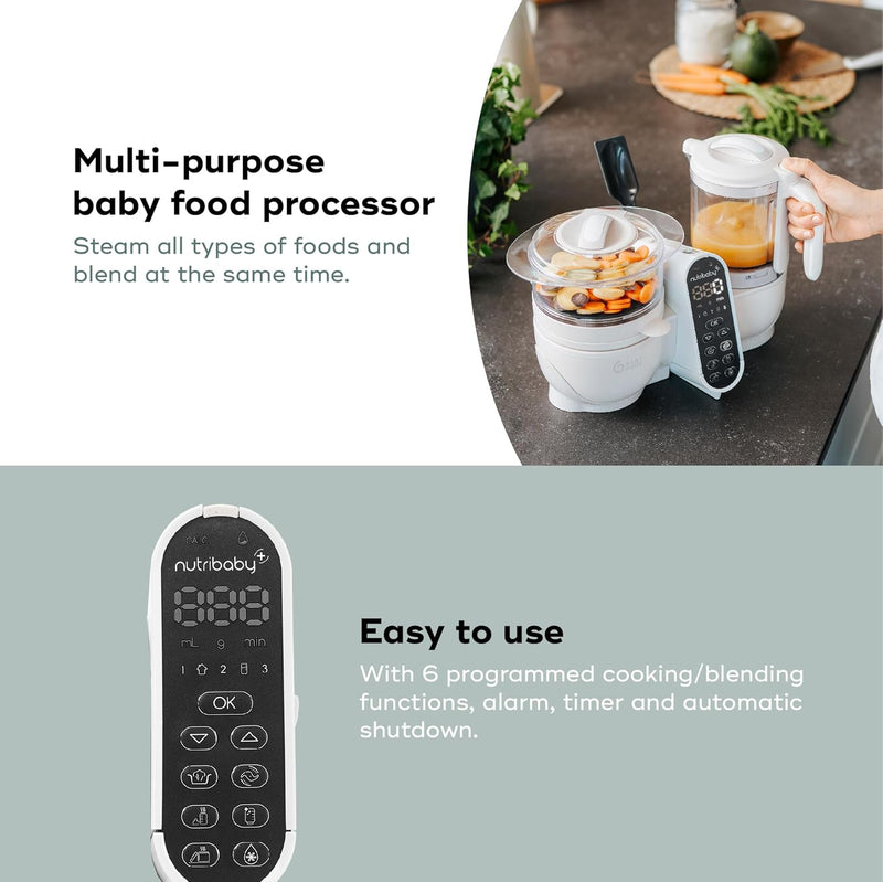 6-In-1 Multi-Purpose Food Processor Steam Cooker Blender Large