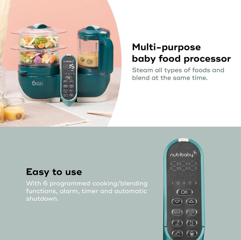 6-In-1 Multi-Purpose Food Processor Steam Cooker Blender Large