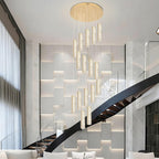 6-Light Raindrop Crystal Pendant Light Dimmable LED