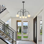 6 Lights Modern Chandeliers Ceiling Light Living Room